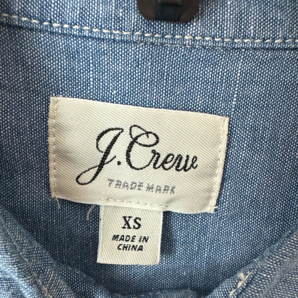 J. Crew Light Blue Casual Button-Down Shirt - Picture 4 of 5